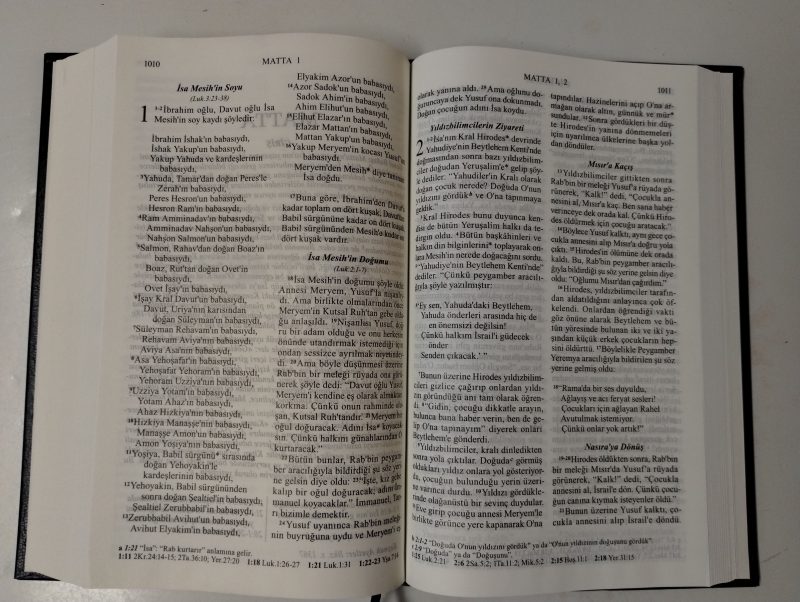 turkish bible matthew